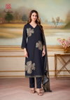 Ehsas By Sudriti Cosmos Satin Printed Dress Material Suppliers In India